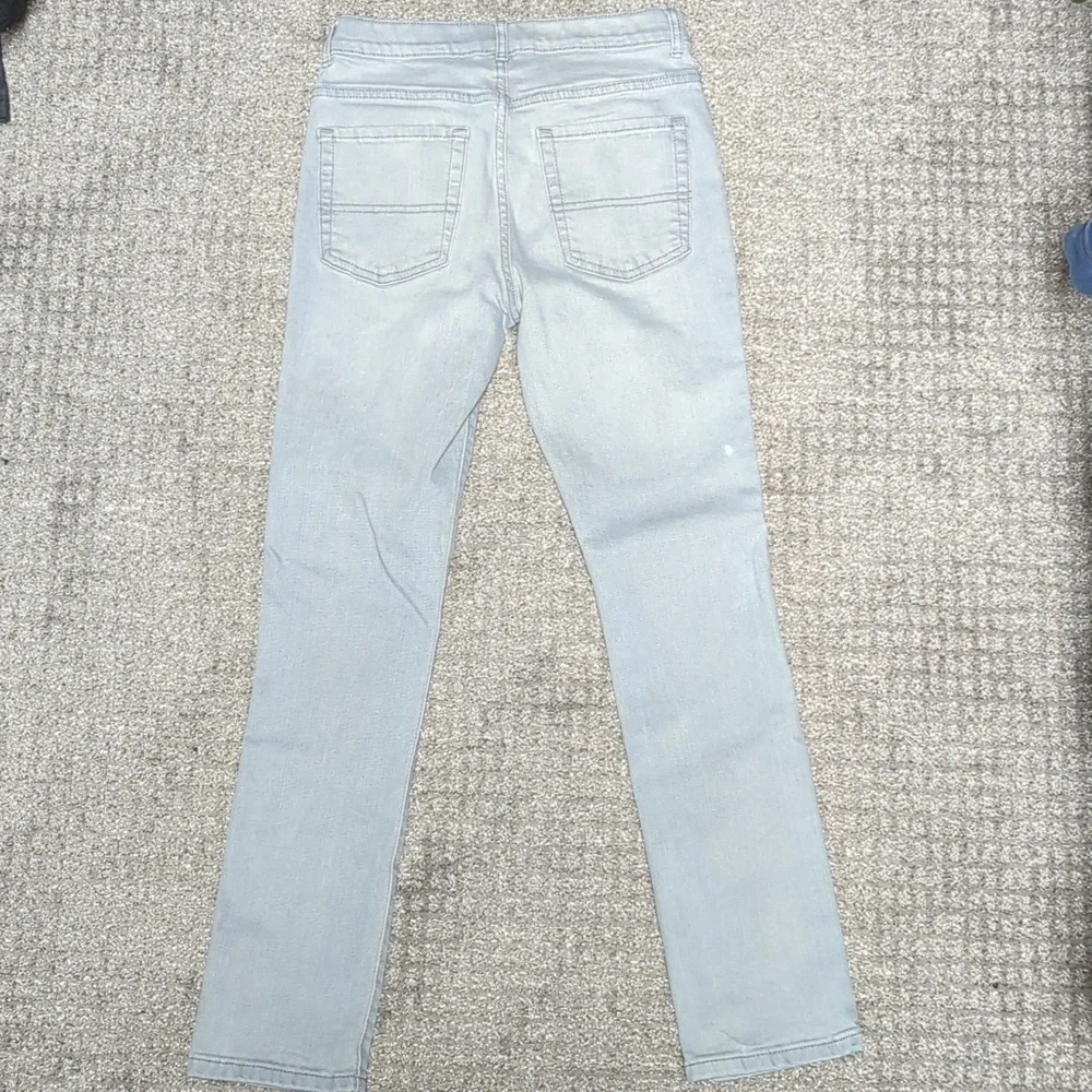 Boys Children's Place Gray Stretch Skinny Jeans Size 12